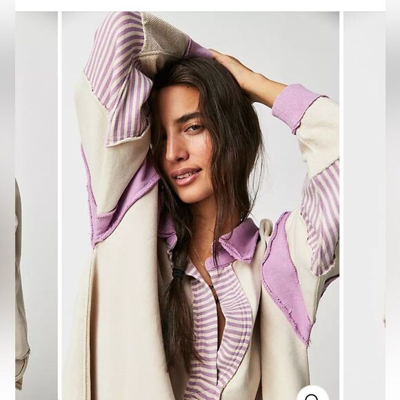 Free People We The Free Clean Prep Polo Pullover Top - Picture 2 of 7